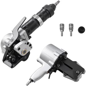VEVOR Pneumatic Steel Strapping Machine, 8500 N Tension Force, Metal Strapping Tool Tensioner and Cutter Sealer for 19 mm Width Metal Belt, Heavy VEVOR Pneumatic Steel Strapping Machine, 8500 N Tension Force, Metal Strapping Tool Tensioner and Cutter Sealer for 19 mm Width Metal Belt, Heavy