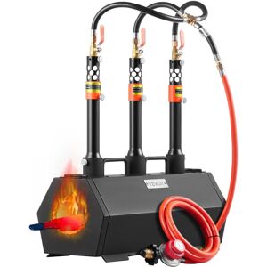 Vevor - Portable Propane Forge, 3 Burner Farrier Forge, 2600℉ Tool and Knife Making Blacksmithing Gas Forge, Large Capacity Hexagon Cold-Rolled Steel Vevor - Portable Propane Forge, 3 Burner Farrier Forge, 2600℉ Tool and Knife Making Blacksmithing Gas Forge, Large Capacity Hexagon Cold-Rolled Steel