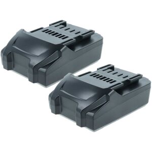 vhbw 2x Battery compatible with Metabo W 18 LTX 125, W 18 LTX 115 Power Tools, Blind Rivet Setting Tool (2500 mAh, Li-Ion, 18 V) vhbw 2x Battery compatible with Metabo W 18 LTX 125, W 18 LTX 115 Power Tools, Blind Rivet Setting Tool (2500 mAh, Li-Ion, 18 V)