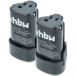 vhbw 2x Battery Compatible with Worx Tools - Battery vhbw 2x Battery Compatible with Worx Tools - Battery