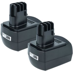 vhbw 2x Battery Replacement for Metabo 6.31746, 6.25471.00, 6.31728, 6.2547, 6.25471, 6.25470.00 for Power Tools (3300 mAh, NiMH, 9.6 V) vhbw 2x Battery Replacement for Metabo 6.31746, 6.25471.00, 6.31728, 6.2547, 6.25471, 6.25470.00 for Power Tools (3300 mAh, NiMH, 9.6 V)