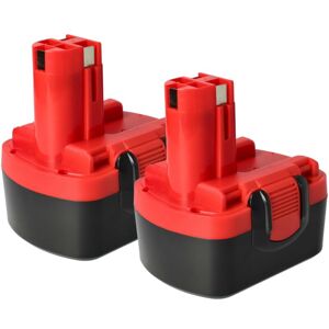 Vhbw - 2x Battery compatible with Bosch art 26 Power Tools (3000 mAh, NiMH, 14.4 v) Vhbw - 2x Battery compatible with Bosch art 26 Power Tools (3000 mAh, NiMH, 14.4 v)