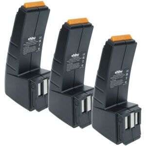 vhbw 3x Battery compatible with Festo Festool FSP-490355, FSP-490598 Power Tools (3300 mAh, NiMH, 9.6 V) vhbw 3x Battery compatible with Festo Festool FSP-490355, FSP-490598 Power Tools (3300 mAh, NiMH, 9.6 V)