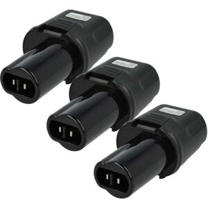 vhbw Dewalt Battery Replacement - 3x 3300mAh NiMH - Black vhbw Dewalt Battery Replacement - 3x 3300mAh NiMH - Black
