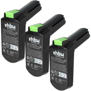 vhbw 3x Battery Replacement for Festool 564274, 564261, 564535, 564534, BP-XS, 564540 for Power Tools (2000 mAh, Li-Ion, 10.8 V) vhbw 3x Battery Replacement for Festool 564274, 564261, 564535, 564534, BP-XS, 564540 for Power Tools (2000 mAh, Li-Ion, 10.8 V)