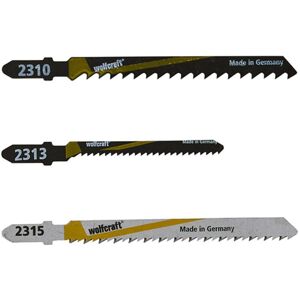 Wolfcraft - Professional Jigsaw Blade Long-Lasting Quality Set for Woodworking,6Ps Wolfcraft - Professional Jigsaw Blade Long-Lasting Quality Set for Woodworking,6Ps