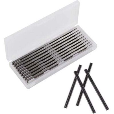 TEHTUY 10-Piece 82mm HSS Planer Blade Set, Reversible Carbide Blades, Electric Planer Blade Set, 82x5.5x1.2mm, for Makita, Black & Decker, Bosch, DeWalt, TEHTUY 10-Piece 82mm HSS Planer Blade Set, Reversible Carbide Blades, Electric Planer Blade Set, 82x5.5x1.2mm, for Makita, Black & Decker, Bosch, DeWalt,