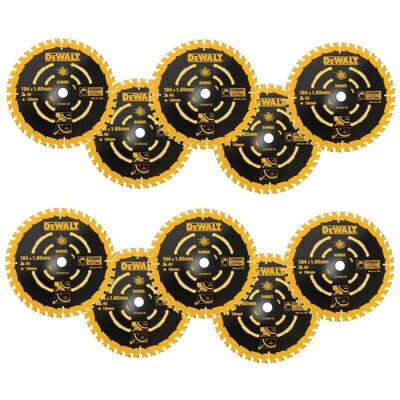10 X Dewalt Dt10303 Circular Saw Blades 184 X 16 X 40t Extreme Framing Dwe560 10 X Dewalt Dt10303 Circular Saw Blades 184 X 16 X 40t Extreme Framing Dwe560