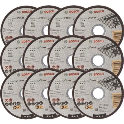 12x Bosch PRO 125mm 1mm Thin Slit Cutting Discs Blades Inox Rapido 5.5"" Grinder 12x Bosch PRO 125mm 1mm Thin Slit Cutting Discs Blades Inox Rapido 5.5"" Grinder