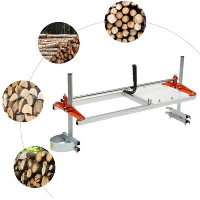 SANBOUSI 16"-36" Chainsaw Mill Guide Bar Frame for Planking Lumber Cutting Portable Tool SANBOUSI 16"-36" Chainsaw Mill Guide Bar Frame for Planking Lumber Cutting Portable Tool