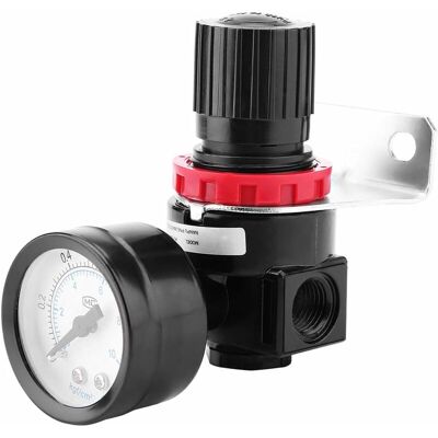 MUMU 1Pcs Air Pressure Regulator, AR2000 G1/4 Air Operated Compressor with Pressure Gauge MUMU 1Pcs Air Pressure Regulator, AR2000 G1/4 Air Operated Compressor with Pressure Gauge