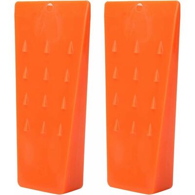 Rose - 2 Pack Tree Felling Wedges Plastic Cutting Wedges Chainsaw Supplies Rose - 2 Pack Tree Felling Wedges Plastic Cutting Wedges Chainsaw Supplies