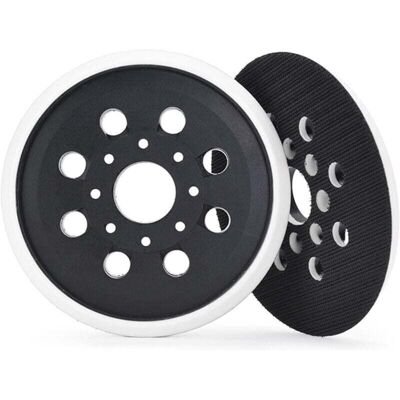 SNQ 2-Piece 125mm Sanding Pad with Hook and Loop, 8 Holes, Compatible with Bosch PEX 300 AE and PEX 400 AE Random Orbital Sanders SNQ 2-Piece 125mm Sanding Pad with Hook and Loop, 8 Holes, Compatible with Bosch PEX 300 AE and PEX 400 AE Random Orbital Sanders
