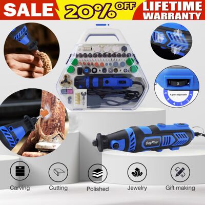 DAYPLUS 252Pcs Accessory Rotary Multi Tool for Dremmel Drill Sand Grinder Polisher +Case DAYPLUS 252Pcs Accessory Rotary Multi Tool for Dremmel Drill Sand Grinder Polisher +Case