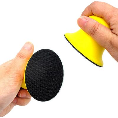 TEHTUY 2Pcs Hand Sander Manual Sanding Pad Hook and Loop Sanding Block Pad Manual Grinding Block Polishing Disc Made of PU Foam Cotton for Sanding, TEHTUY 2Pcs Hand Sander Manual Sanding Pad Hook and Loop Sanding Block Pad Manual Grinding Block Polishing Disc Made of PU Foam Cotton for Sanding,