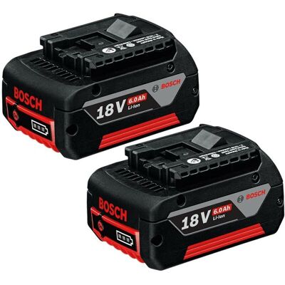 2x Bosch 18v 6Ah Li-ion COOLPACK Battery Lithium Ion Cordless 6.0ah 18BLUE60 2x Bosch 18v 6Ah Li-ion COOLPACK Battery Lithium Ion Cordless 6.0ah 18BLUE60