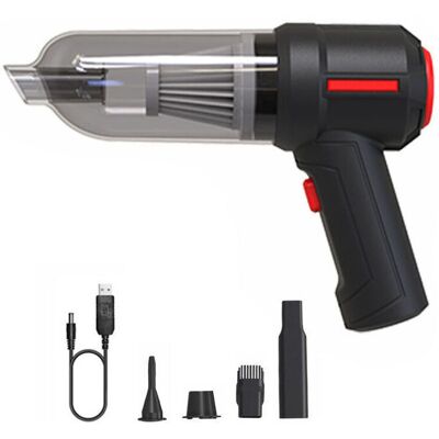 SNQ 3-in-1 Portable Cordless Air Blower Air Duster Mini 9000Pa Cordless Car PC Keyboard Portable Vacuum Cleaner Black SNQ 3-in-1 Portable Cordless Air Blower Air Duster Mini 9000Pa Cordless Car PC Keyboard Portable Vacuum Cleaner Black