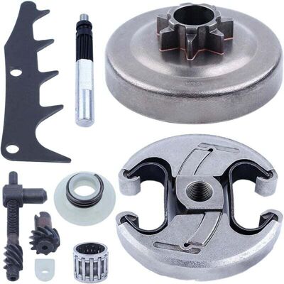 SNQ 325" 7T Clutch Drum Oil Pump Kit, for Husqvarna 340 345 350 Chainsaw, Jonsered 2145 2150, 578097901, 578 09 79 01, 503932101, 503 93 21 01, 503931801 SNQ 325" 7T Clutch Drum Oil Pump Kit, for Husqvarna 340 345 350 Chainsaw, Jonsered 2145 2150, 578097901, 578 09 79 01, 503932101, 503 93 21 01, 503931801