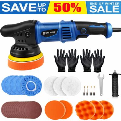 Briefness - 3500W Car Polisher Pad Buffer Waxing Buffing Polishing Sponge Pads Cleaner Kit Briefness - 3500W Car Polisher Pad Buffer Waxing Buffing Polishing Sponge Pads Cleaner Kit