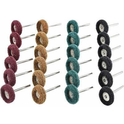 GOTRAYS 40Pcs Drill Polishing Kit, Dremel Accessories Dremel Rotary Tools 25mm Abrasive Polishing Buffing Pad, 80/150/240/300 Grit, Polishing Accessories for GOTRAYS 40Pcs Drill Polishing Kit, Dremel Accessories Dremel Rotary Tools 25mm Abrasive Polishing Buffing Pad, 80/150/240/300 Grit, Polishing Accessories for