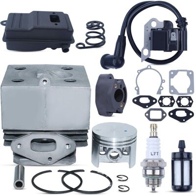 COOCHEER 46 mm cylinder and piston kit for Stihl SR400, SR420, BR320, BR400, BR340, BR380, BR420 (spare parts: 4203-020-1201, 4203 400 1301, 4203 140 0602) COOCHEER 46 mm cylinder and piston kit for Stihl SR400, SR420, BR320, BR400, BR340, BR380, BR420 (spare parts: 4203-020-1201, 4203 400 1301, 4203 140 0602)