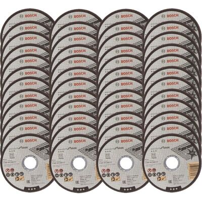48x Bosch PRO 125mm 1mm Thin Slit Cutting Discs Blades Inox Rapido 5.5"" Grinder 48x Bosch PRO 125mm 1mm Thin Slit Cutting Discs Blades Inox Rapido 5.5"" Grinder