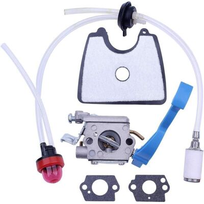 SNQ 545081811 545112101 Husqvarna 125B 125BX 125BVX Vane carburetor with air filter and fuel line adjustment kit for Zama C1Q-W37 581798001 SNQ 545081811 545112101 Husqvarna 125B 125BX 125BVX Vane carburetor with air filter and fuel line adjustment kit for Zama C1Q-W37 581798001