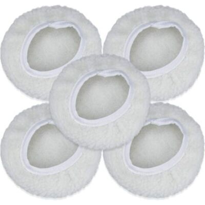 TOOLIVE 5pcs 125-150mm Polishing Pads Kit Wool Cap Wax Pad Kit for Most Car Polishers TOOLIVE 5pcs 125-150mm Polishing Pads Kit Wool Cap Wax Pad Kit for Most Car Polishers