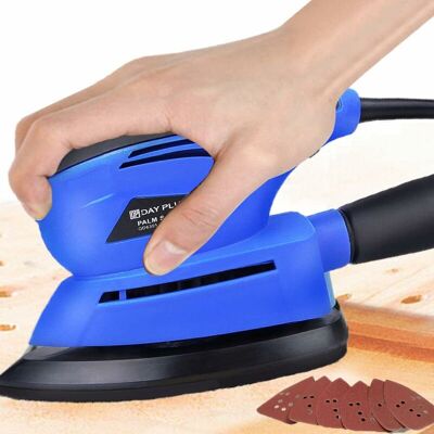 BRIEFNESS Electric Orbital Sander Polisher Machine for Sanding Polishing Wood Heavy Duty BRIEFNESS Electric Orbital Sander Polisher Machine for Sanding Polishing Wood Heavy Duty