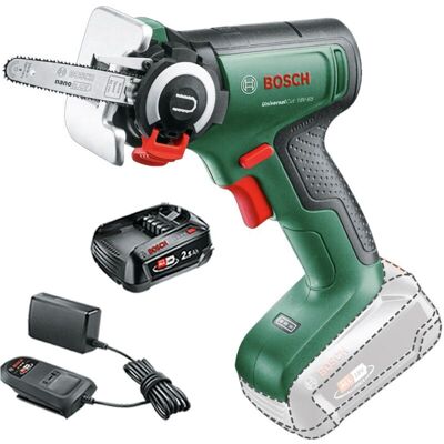 Bosch 06033D5200 UniversalCut 18v Mini Saw Chainsaw + 2.5AH Battery Kit Bosch 06033D5200 UniversalCut 18v Mini Saw Chainsaw + 2.5AH Battery Kit