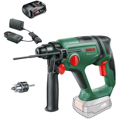 Bosch 06039D6001 UniversalHammer 18V Rotary Hammer Drill + 2.5AH Battery Kit Bosch 06039D6001 UniversalHammer 18V Rotary Hammer Drill + 2.5AH Battery Kit