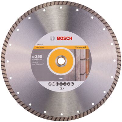 Bosch Cutting Disc Standard for Universal Turbo diamond cutting disc 2608602587 Bosch Cutting Disc Standard for Universal Turbo diamond cutting disc 2608602587