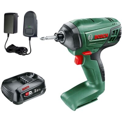 Bosch AdvancedImpactDrive 18 Cordless 18v Impact Driver Power4ALL 1 x2AH Battery Bosch AdvancedImpactDrive 18 Cordless 18v Impact Driver Power4ALL 1 x2AH Battery