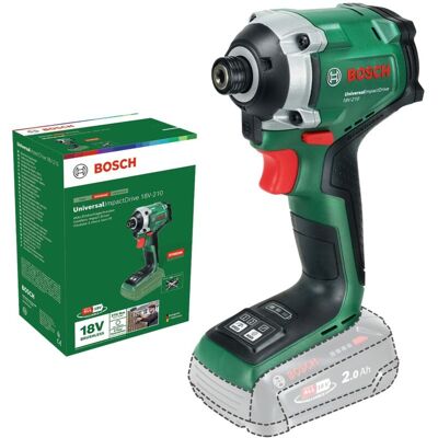 Bosch UID 18V-210 Impact Driver - 210 Nm, 3300 RPM, Compact Bosch UID 18V-210 Impact Driver - 210 Nm, 3300 RPM, Compact