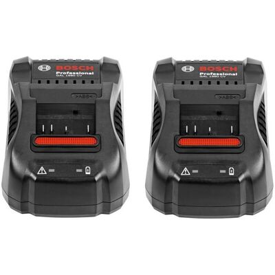 Bosch Dual Charger Pack GAL1880CV x 2 18v Fast Battery Charger 25 Minutes 8.0ah Bosch Dual Charger Pack GAL1880CV x 2 18v Fast Battery Charger 25 Minutes 8.0ah