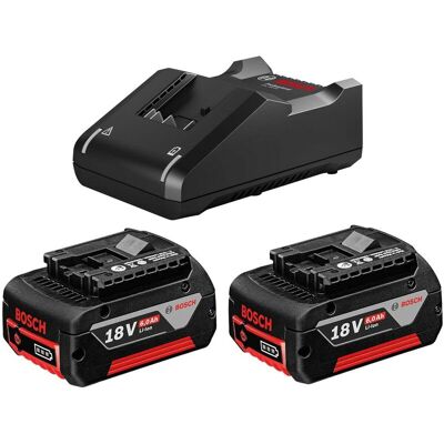 Bosch GBA18806SET 18v Starter Set 2 x 6.0ah Lithium Batteries + GAL18V40 Charger Bosch GBA18806SET 18v Starter Set 2 x 6.0ah Lithium Batteries + GAL18V40 Charger
