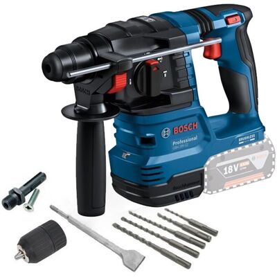 Bosch GBH 18V-22 SDS + Brushless Cordless Rotary Hammer Drill + SDS Bits Chuck Bosch GBH 18V-22 SDS + Brushless Cordless Rotary Hammer Drill + SDS Bits Chuck