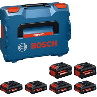 Bosch PRO 18v Battery Pack 4xEXBA18V-40 + 2xEXBA18V-80 L-Boxx 136 1600A0373G Bosch PRO 18v Battery Pack 4xEXBA18V-40 + 2xEXBA18V-80 L-Boxx 136 1600A0373G