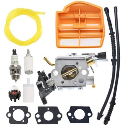 MCBOSON C1M-EL37B Carburetor Carb W/Air Filter Fuel Line Kit Repower for Husqvarna 445 445E 450 450E Gas Chainsaw Replace 506 45 04-01. MCBOSON C1M-EL37B Carburetor Carb W/Air Filter Fuel Line Kit Repower for Husqvarna 445 445E 450 450E Gas Chainsaw Replace 506 45 04-01.