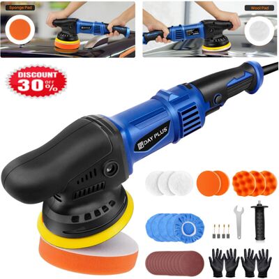 Dayplus - Car Boat Buffer & Polisher Kit 6 Adjustable Speed Dual Action Waxing Tool 5 inch Dayplus - Car Boat Buffer & Polisher Kit 6 Adjustable Speed Dual Action Waxing Tool 5 inch