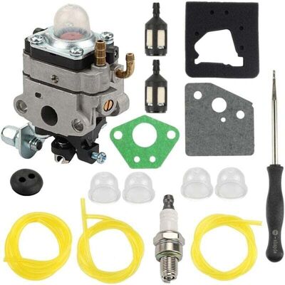 TORMATOR Carburetor for Honda 4-stroke GX31 GX22 FG100 engine 16100-ZM5-803 GCA91 Carb with carburetor adjustment tool Fuel line kit TORMATOR Carburetor for Honda 4-stroke GX31 GX22 FG100 engine 16100-ZM5-803 GCA91 Carb with carburetor adjustment tool Fuel line kit