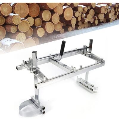 CNCEST Chainsaw Mill Chainsaw 14"- 24" Guide Portable Bar Planking Mill Attachment Lumber Milling Wood Chainsaw Tools Chainsaw Holder Mobile Saw Mill CNCEST Chainsaw Mill Chainsaw 14"- 24" Guide Portable Bar Planking Mill Attachment Lumber Milling Wood Chainsaw Tools Chainsaw Holder Mobile Saw Mill