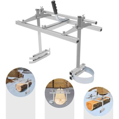 SANBOUSI Chainsaw Mill Planking Milling 14" to 24" Guide Bar Wood Lumber Cutting Portable SANBOUSI Chainsaw Mill Planking Milling 14" to 24" Guide Bar Wood Lumber Cutting Portable
