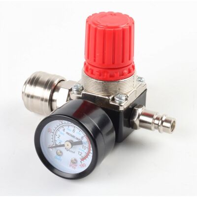 GOTRAYS - 1/4in - Water separator - Gauge - Air regulator GOTRAYS - 1/4in - Water separator - Gauge - Air regulator