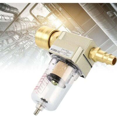 TORMATOR Compressed Air Water Separator, 1/4" Compressed Air Regulator Filter, Compressor Regulator Filter, for Compressor Filter TORMATOR Compressed Air Water Separator, 1/4" Compressed Air Regulator Filter, Compressor Regulator Filter, for Compressor Filter