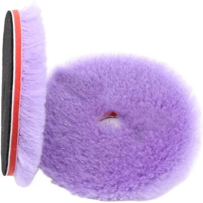 1 Piece 5.5 Inch Wool Polishing Pad, Sponge Foam + Wool For Car, Waxing Polishing, Fast Finishing, Power Tool Accessories - Csparkv 1 Piece 5.5 Inch Wool Polishing Pad, Sponge Foam + Wool For Car, Waxing Polishing, Fast Finishing, Power Tool Accessories - Csparkv