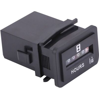 TEHTUY DC 6-80V mechanical hour gauge, for petrol diesel engine generator, motorboat HM001. TEHTUY DC 6-80V mechanical hour gauge, for petrol diesel engine generator, motorboat HM001.