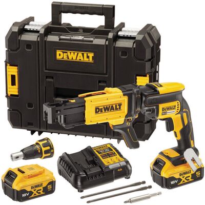 DCF620P2K 18v xr Li-Ion Brushless Collated Drywall Screwgun Autofeed 5.0 - Dewalt DCF620P2K 18v xr Li-Ion Brushless Collated Drywall Screwgun Autofeed 5.0 - Dewalt