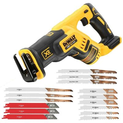 Dewalt - DCS367N 18v xr Compact Brushless Reciprocating Saw Bare + 15 Blades Dewalt - DCS367N 18v xr Compact Brushless Reciprocating Saw Bare + 15 Blades