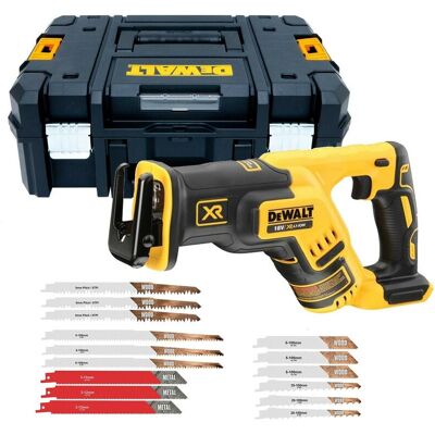 Dewalt - DCS367N 18v xr Compact Brushless Reciprocating Saw Bare Tstak + 15 Blades Dewalt - DCS367N 18v xr Compact Brushless Reciprocating Saw Bare Tstak + 15 Blades